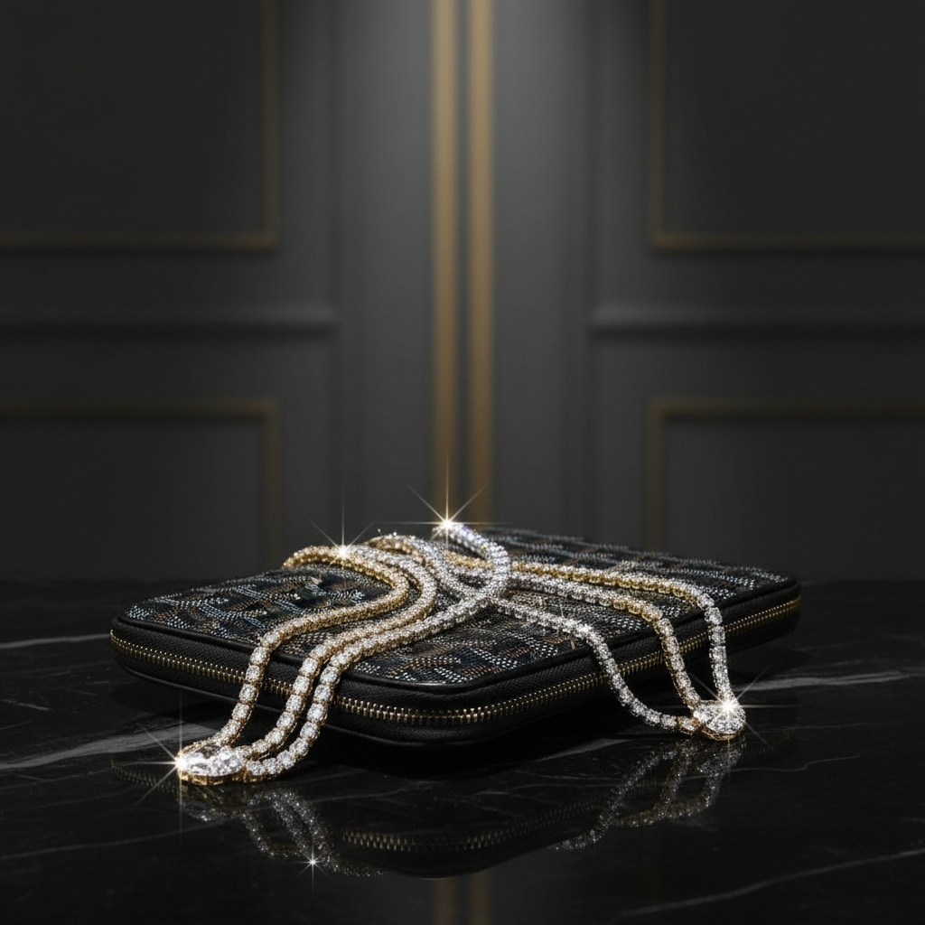 "Match Point" collana Tennis Zirconi Argento/Oro